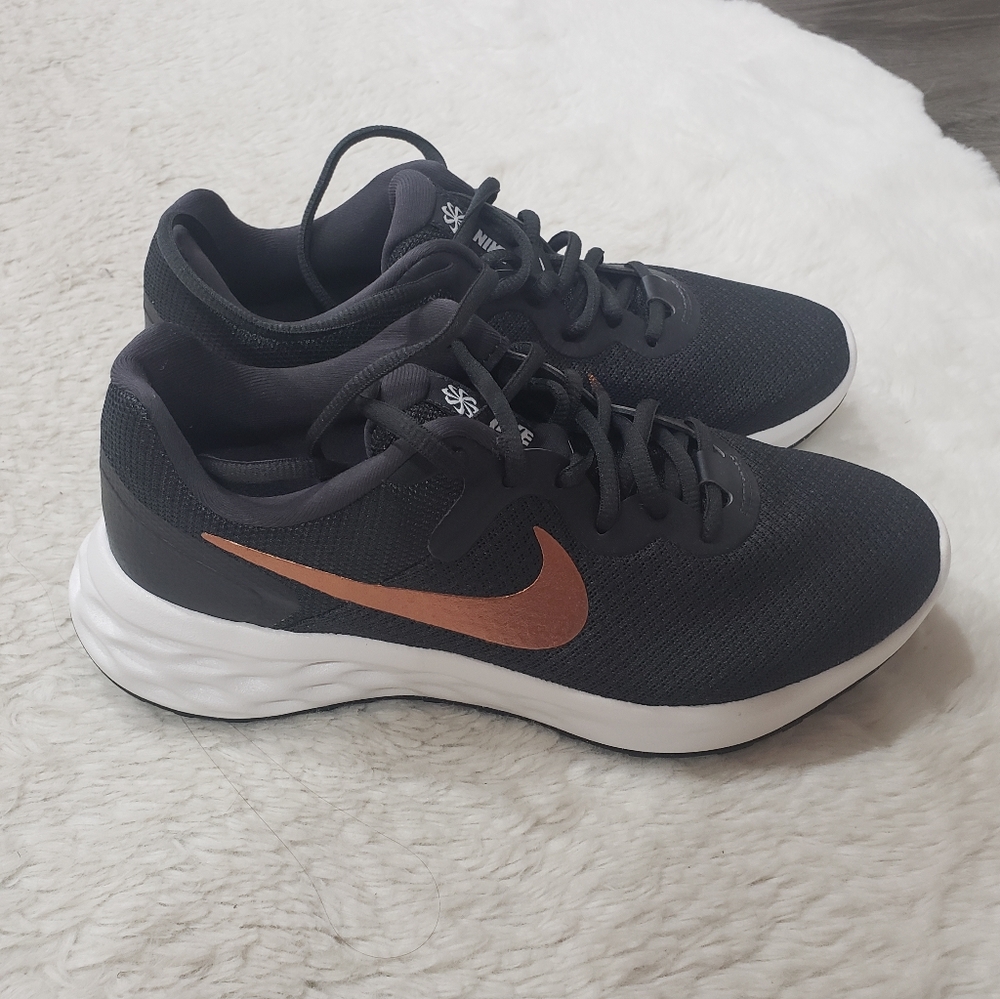 Nike Revolution 6 Next Nature NN Running Shoes Black DC3729-003 Womens Size 6.5